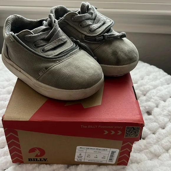 Billy D|R Short Wrap Low II gray shoes orthotic Extra Wide - Picture 1 of 5